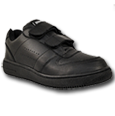 Black velcro tennis shoe